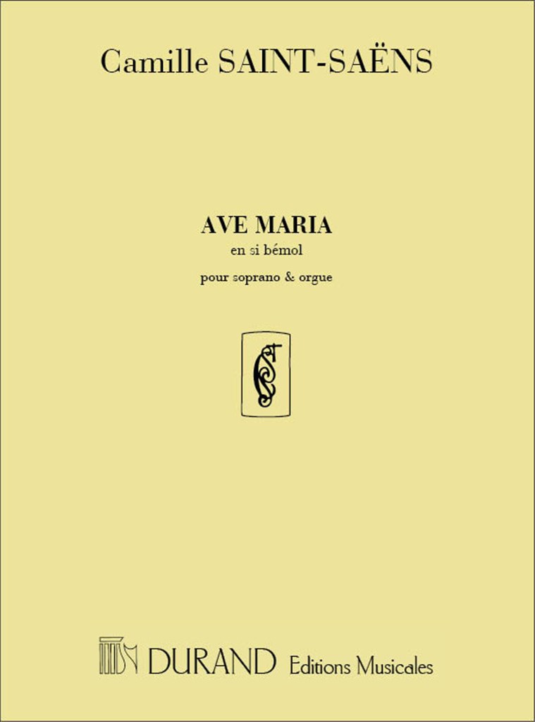 Ave Maria En Sib, Pour Soprano Et Piano